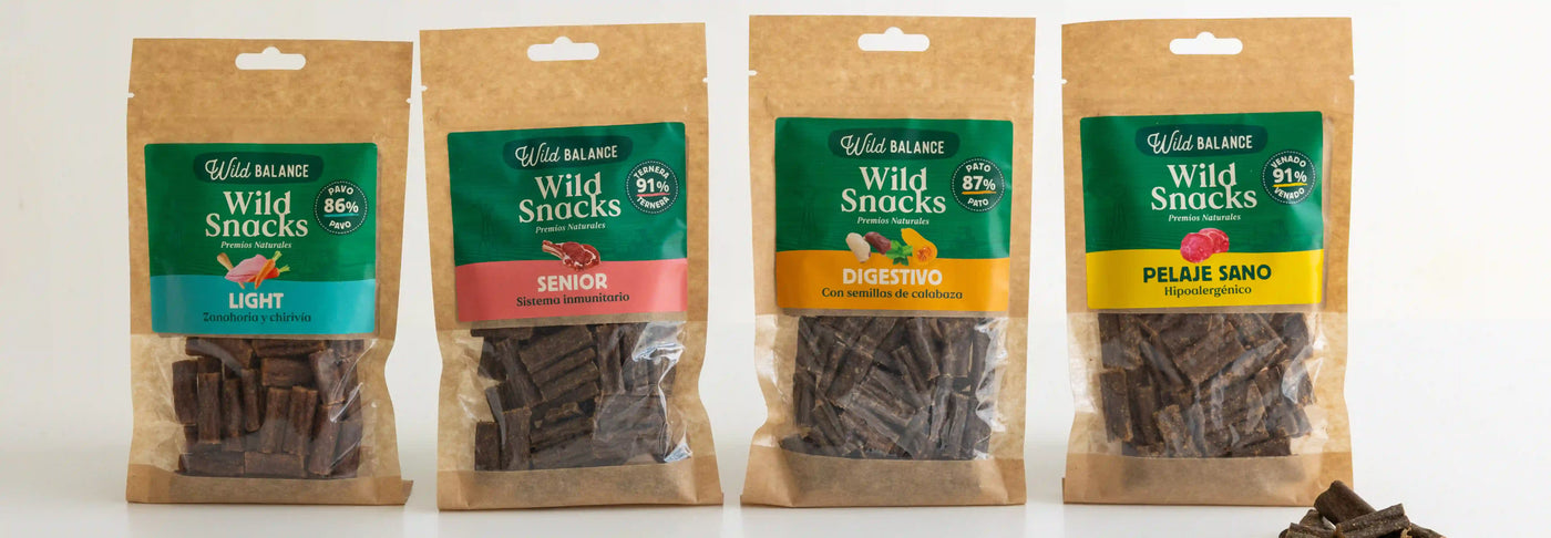 Wild Snacks: Premios Naturales para Perros con Beneficios Reales