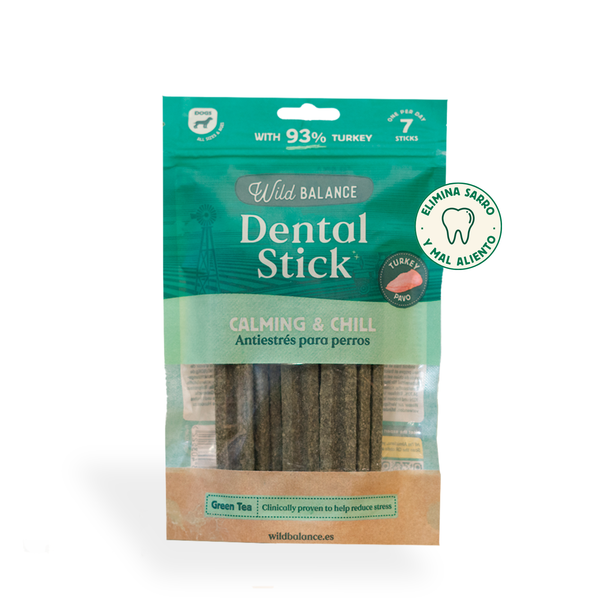 Sticks Dentales de Pavo, Té Verde y Menta - Efecto Relajante