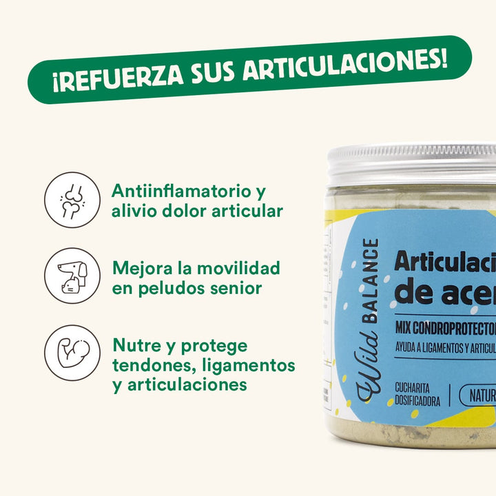 ARTICULACIONES DE ACERO Condroprotector natural-Wild Balance