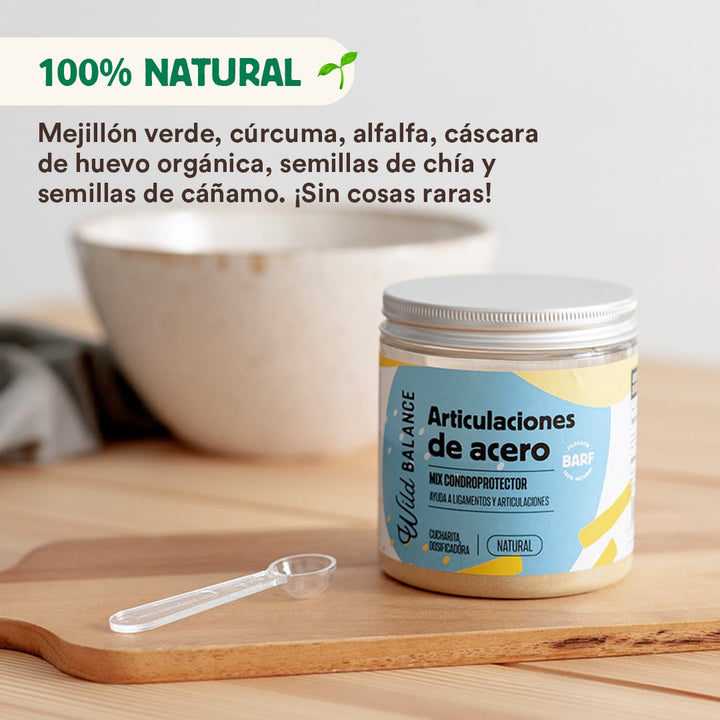 ARTICULACIONES DE ACERO Condroprotector natural-Wild Balance