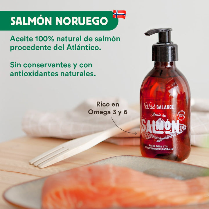 Aceite natural de salmón noruego-Wild Balance