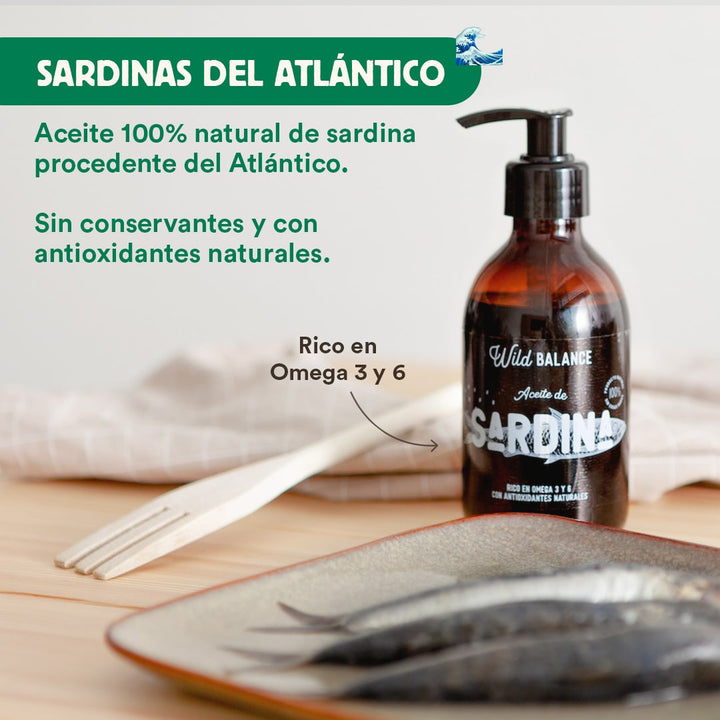 Aceite natural de sardina-Wild Balance