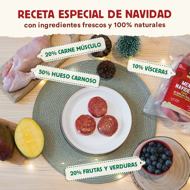 Dieta BARF de Navidad para Perros | Menú de Pavo-Wild Balance