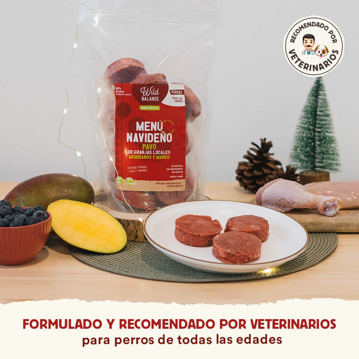 Dieta BARF de Navidad para Perros | Menú de Pavo-Wild Balance