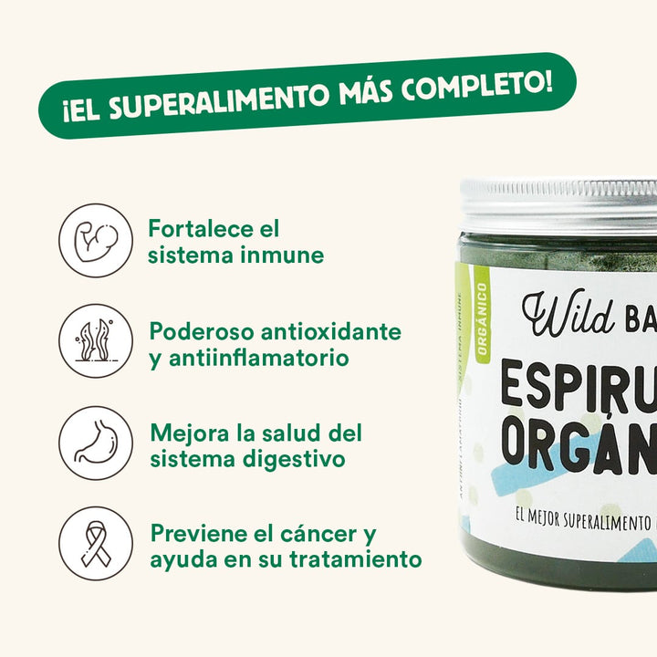 Espirulina orgánica-Wild Balance