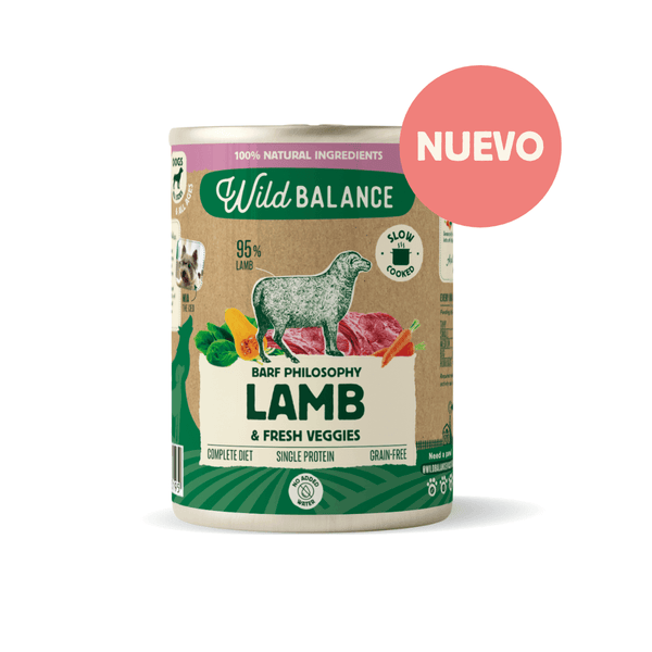 Lata de Cordero para perros 400g - Filosofía BARF