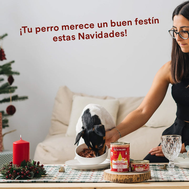 Lata de Comida Cocinada para Perros - Receta Navidad (400g)-Wild Balance