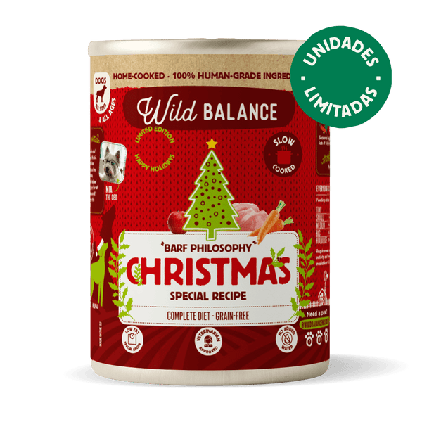 Lata de Comida Cocinada para Perros - Receta Navidad (400g)-Wild Balance