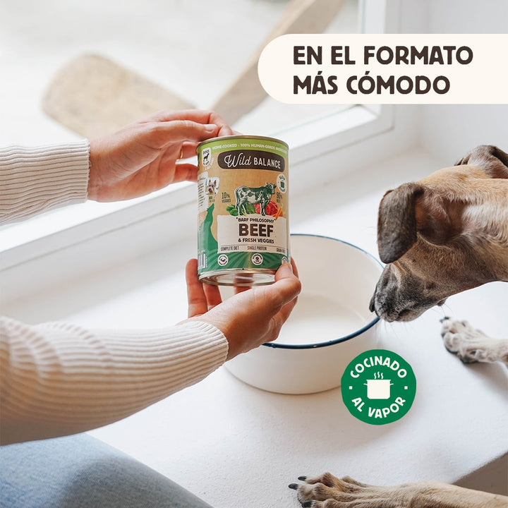 Lata de Ternera para perros 400g - Filosofía BARF-Wild Balance