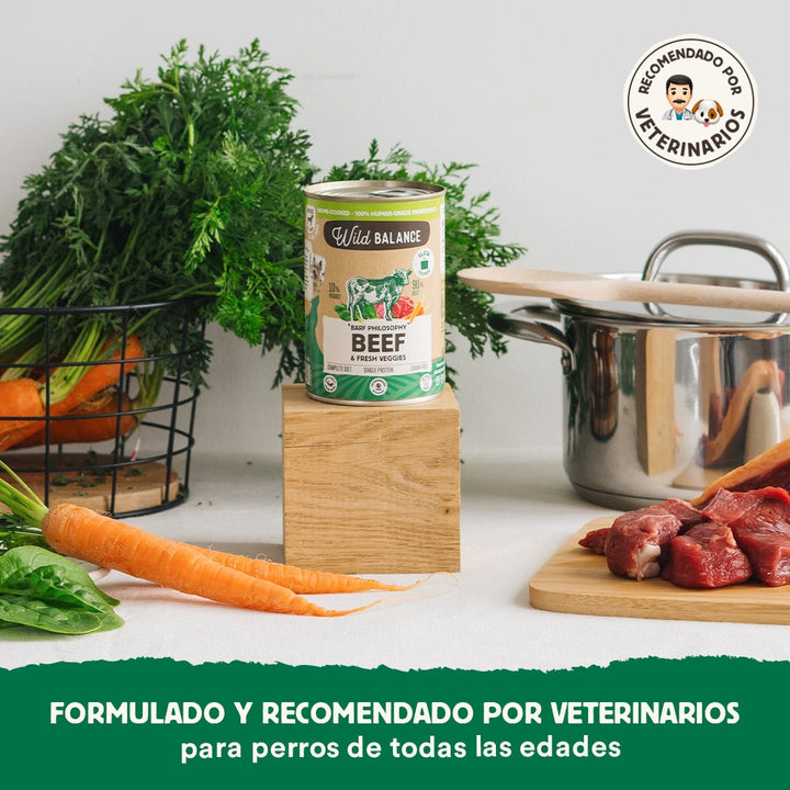 Lata de Ternera para perros 400g - Filosofía BARF-Wild Balance