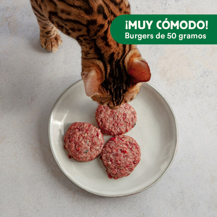 Menú BARF de Pollo con verduras frescas para gatos-Wild Balance