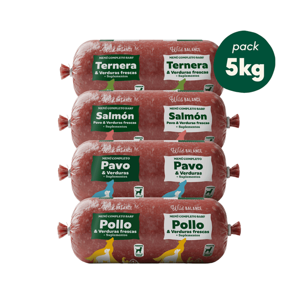 Pack BARF GRANDE 5Kg - Dieta equilibrada