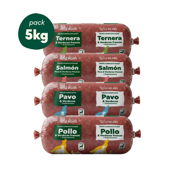 Pack BARF GRANDE 5Kg - Dieta equilibrada