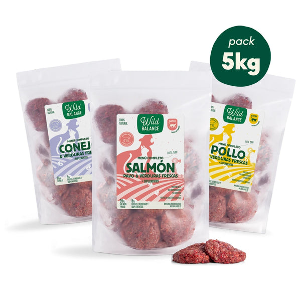 pack de iniciación al BARF para gatos