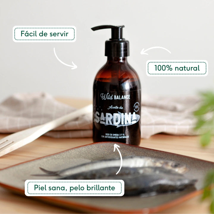 Aceite natural de sardina-Wild Balance