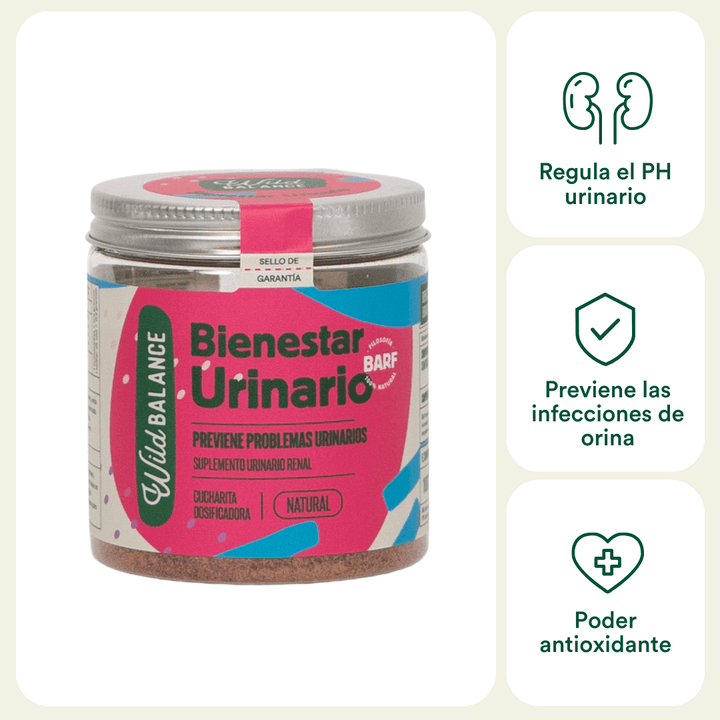 BIENESTAR URINARIO Suplemento para prevenir las infecciones de orina-Wild Balance