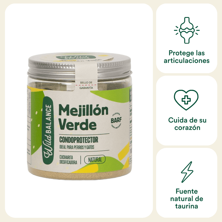 Mejillón de labio verde liofilizado-Wild Balance