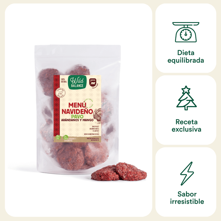 Dieta BARF de Navidad para Gatos | Menú de Pavo-Wild Balance