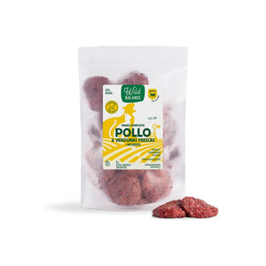 Menú BARF de Pollo con verduras frescas para gatos