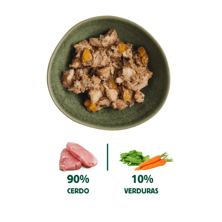 lata filosofía barf de cerdo para gatos