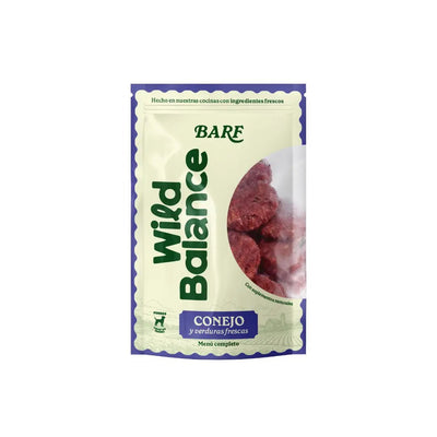 Menú BARF de Conejo con verduras frescas para perros — 1kg
