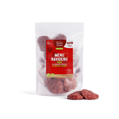 Dieta BARF de Navidad para Perros - Menú de Pavo — 1kg / 20 burgers