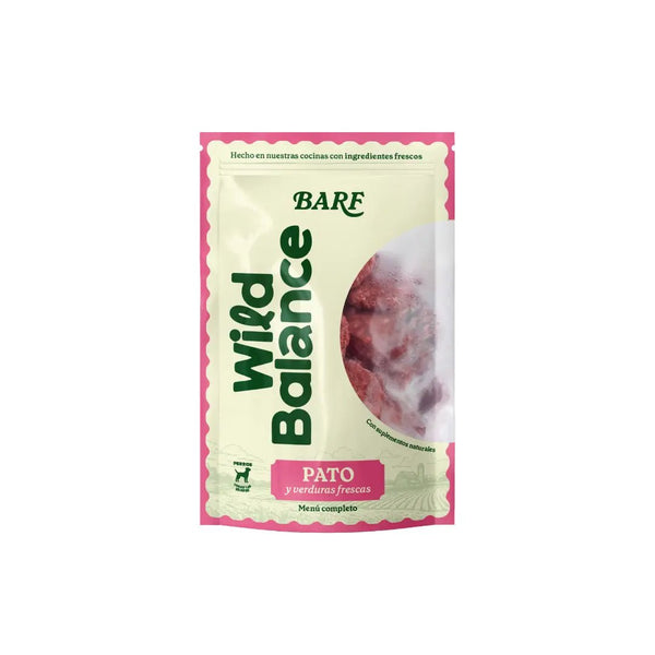 Menú BARF de Pato con verduras frescas para perros