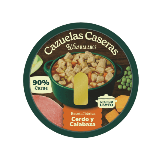 Cazuela casera de Cerdo y Calabaza para perros 280g
