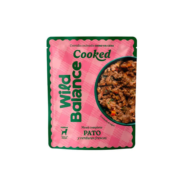 Comida cocinada de pato para perros hero