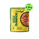 Comida Cocinada de Pollo con verduras para perros