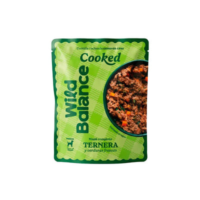 Comida Cocinada de Ternera con verduras para perros