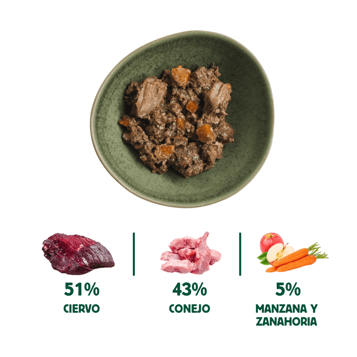 Lata comida húmeda navidad para perros