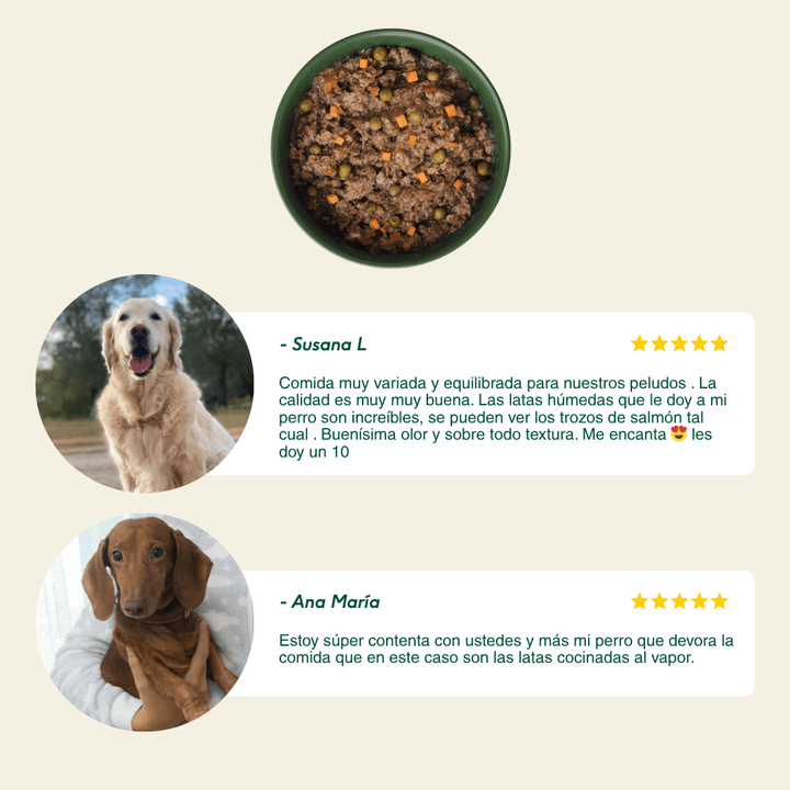 lata recetas del chef guiso del pescador para perros