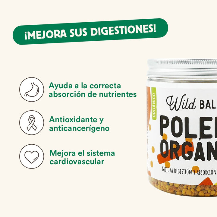 Polen de abeja orgánico-Wild Balance