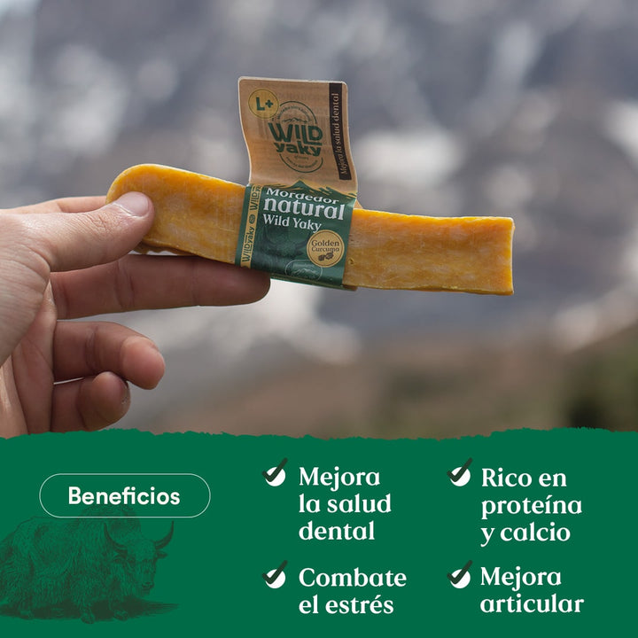 Wild Yaky Golden – Barrita de Leche de Yak del Himalaya con Cúrcuma-Wild Balance