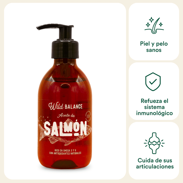 Aceite natural de salmón noruego-Wild Balance