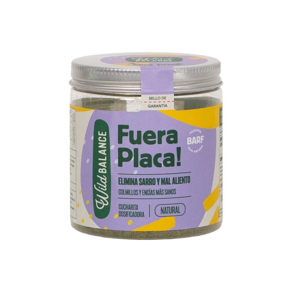 FUERA PLACA! Suplemento para eliminar el sarro y el mal aliento