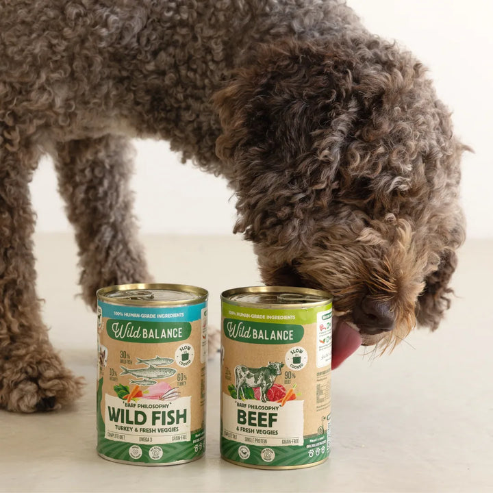lata filosofía BARF de ternera para perros