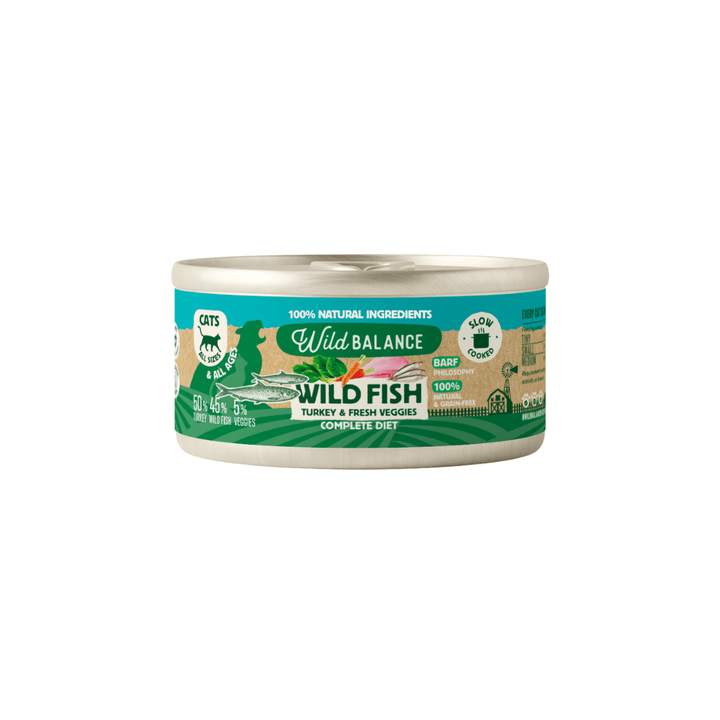 latas filosofía BARF Willd Fish para gatos