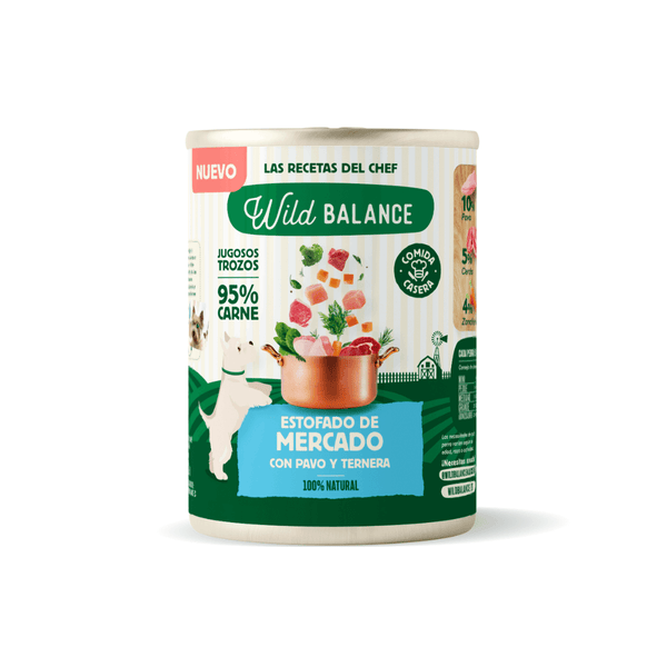 lata recetas del chef de estofado de mercado para perros