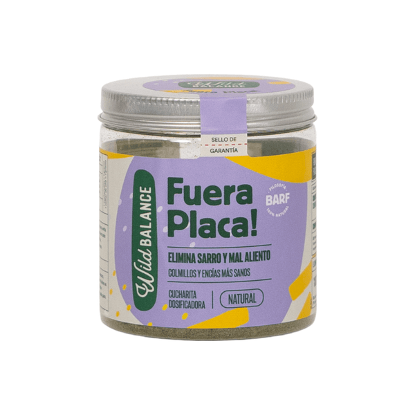 FUERA PLACA! Suplemento para eliminar el sarro y el mal aliento-Wild Balance