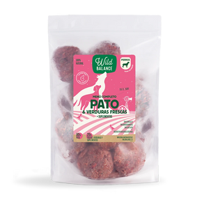 Menú BARF de Pato con verduras frescas para perros